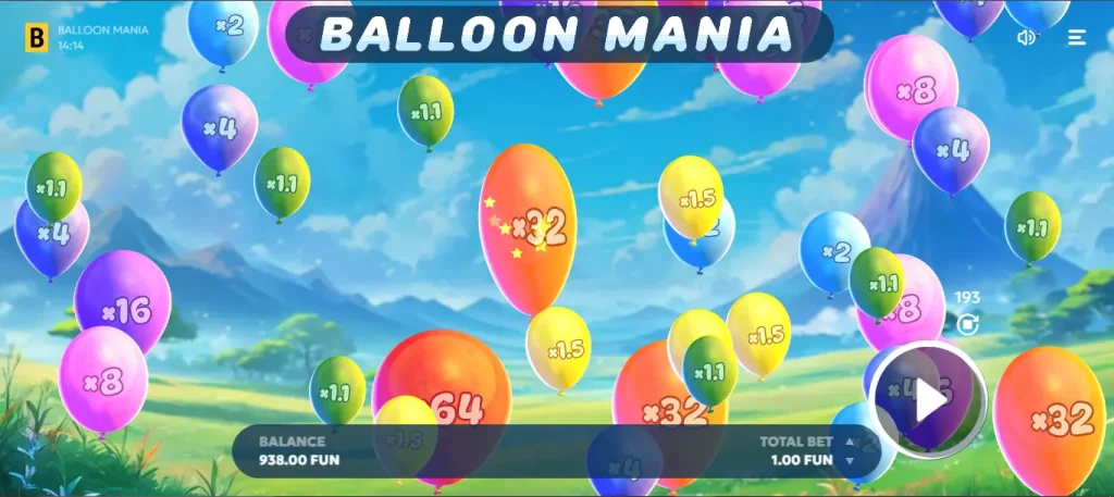 Jeu Balloon Mania